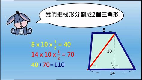 不規則梯形面積|數學